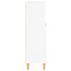 vidaXL Baderomsskap hvit 30x30x100 cm konstruert tre
