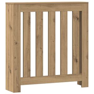 vidaXL Radiatordeksel artisan eik 78x20x82 cm konstruert tre