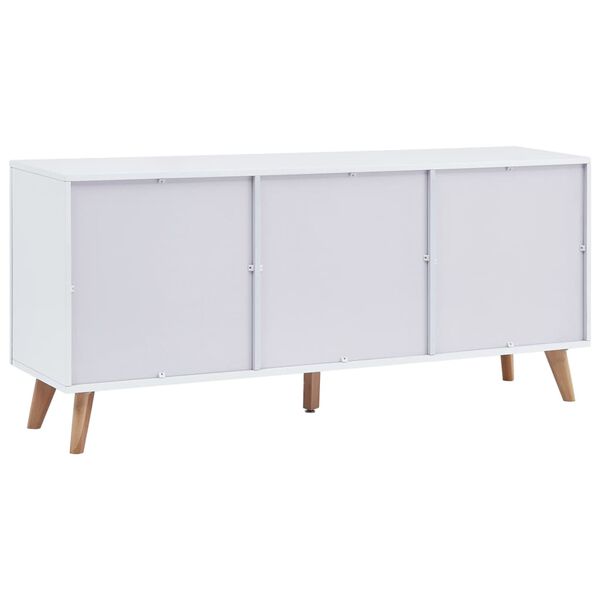 vidaXL Skjenk hvit 160x40x70 cm MDF