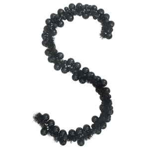 vidaXL Julekulenisse Svart 186 cm Polystyren