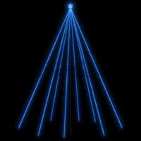 vidaXL Juletrelys innendørs utendørs 1300 LED blå 8 m