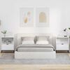 vidaXL Nattbord 2 pcs H&oslash;yglans hvit 49 x 36 x 61 cm Konstruert tre