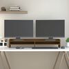 vidaXL Monitorstativ honningbrun 100x24x16 cm heltre furu