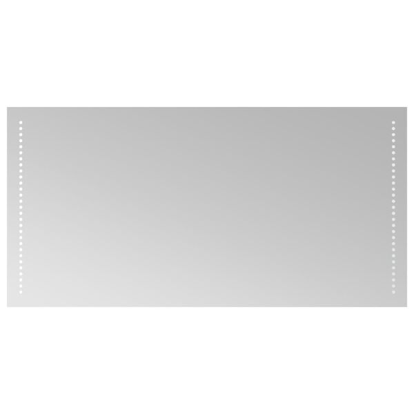 vidaXL Baderomsspeil med LED 50x100 cm