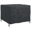 vidaXL M&oslash;belbeskyttelse Ensfarget Svart 113 x 113 x 73 cm 210D