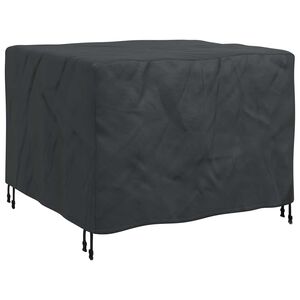 vidaXL M&oslash;belbeskyttelse Ensfarget Svart 113 x 113 x 73 cm 210D
