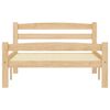 vidaXL Sengeramme med 2 skuffer heltre furu 90x200 cm