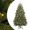 vidaXL Kunstig sammensatt juletre 180 cm 300 LED-lys Varmhvit PVC