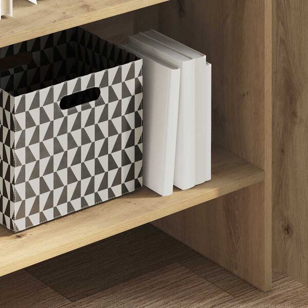 vidaXL Bokskap Artisan Eik 60 x 35 x 180 cm Konstruert tre