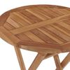 vidaXL Hagespisestuesett 3 deler heltre teak