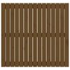 vidaXL Veggmontert hodegavl honningbrun 95,5x3x90 cm heltre furu