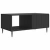 vidaXL Kaffebord Svart 90 x 50 x 40 cm Konstruert tre