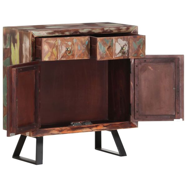 vidaXL Sideskap 70x35x75 cm gjenvunnet heltre