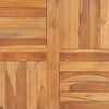 vidaXL Bordplate heltre teak 70x70x2,5 cm
