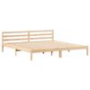 vidaXL Sengestamme Brun 215,5 x 185,5 x 69,5 cm Massiv furu