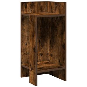 vidaXL Sidebord med hylle r&oslash;kt eik 25,5x27x60 cm