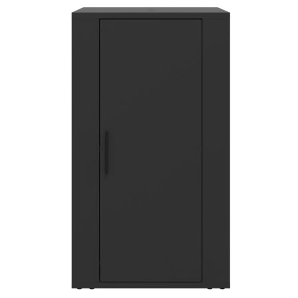 vidaXL Skjenk svart 40x33x70 cm konstruert tre