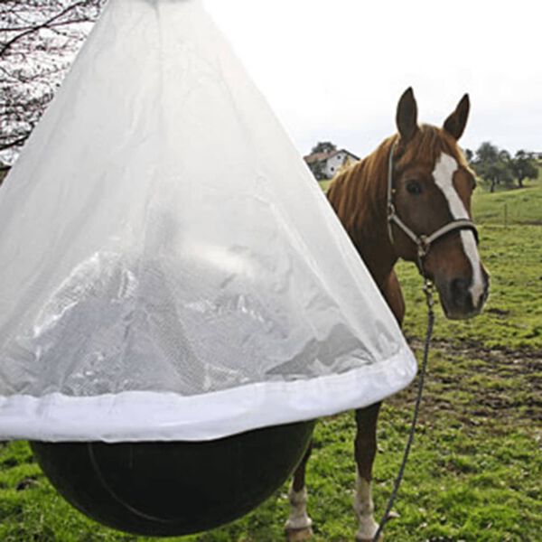 Kerbl Fluefelle TaonX galvanisert jern hvit og svart 323520