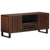 vidaXL TV-benk brun 100x34x46 cm heltre mango