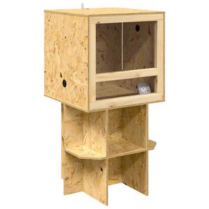 vidaXL Terrarium Brun 50 x 50 x 100 cm OSB