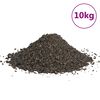 vidaXL Basaltgrus 10 kg svart 3-5 mm