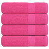 vidaXL Dusjh&aring;ndkl&aelig;r FROGN 4 stk rosa 70x140 cm 360 gsm