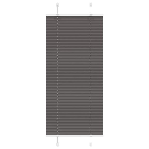 vidaXL pliss&eacute;gardin sort 60x100 cm Stoff Bredde 59,4 cm Polyester