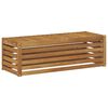 vidaXL Utend&oslash;rs Krakk Benk Solid akasietre Naturlig 115 x 43 x 37 cm
