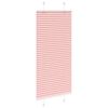 vidaXL plisségardin Rosa 60x150 cm Stoff Bredde 59,4 cm Polyester