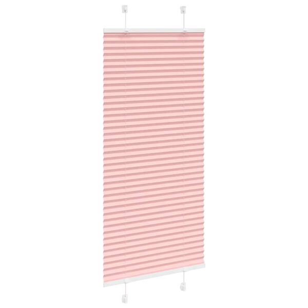vidaXL plisségardin Rosa 60x150 cm Stoff Bredde 59,4 cm Polyester