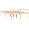 vidaXL Sengeramme 120x190 cm heltre furu