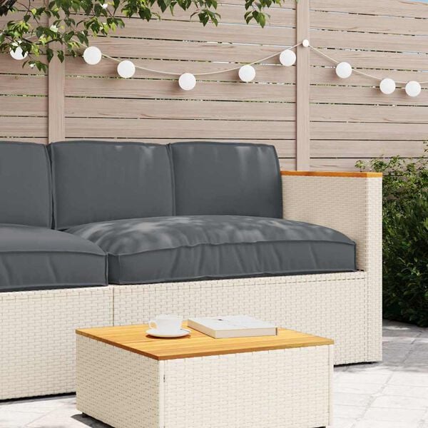 vidaXL Pallet Pute Sett 3 pcs Antrasitt 120 x 80 x 12 cm Oxford-stoff