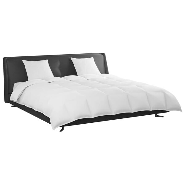 vidaXL Dyne Sett med pute 3 pcs Hvit Dun Fjær