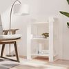 vidaXL Bokhylle/romdeler hvit 60x35x91 cm heltre furu