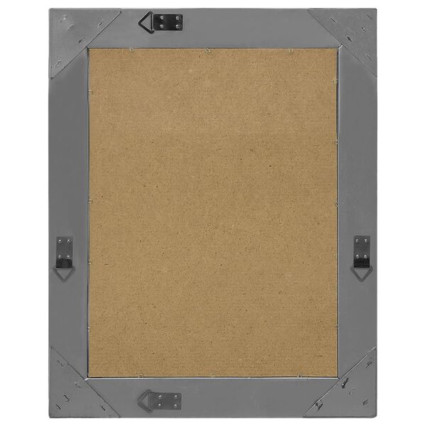 vidaXL Veggspeil barokkstil 50x60 cm svart