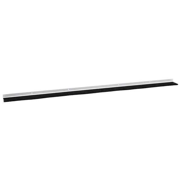 vidaXL Skru-på dørbørste tetninger 2 pcs Hvit 100 cm