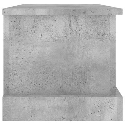 vidaXL Oppbevaringsboks betonggrå 50x30x28 cm konstruert tre