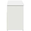 vidaXL Skobenk hvit 102x30,5x45 cm konstruert tre