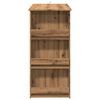 vidaXL Barbord med oppbevaring artisan eik 102x50x103,5 cm
