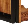 vidaXL Vinhylle Brun 100 x 45 x 33 cm Solid akasietre