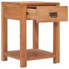 vidaXL Nattbord 35x35x50 cm heltre teak