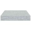 vidaXL Flytende vegghyller 4 stk betonggr&aring; 23x23,5x3,8 cm MDF