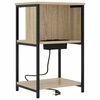 vidaXL Nattbordskap Sonoma eik 38 x 31 x 61 cm Konstruert tre
