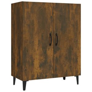 vidaXL Skjenk r&oslash;kt eik 70x34x90 cm konstruert tre