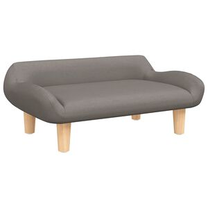 vidaXL Hundeseng Taupe 70x40x24 cm Stoff