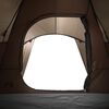 vidaXL Kuppeltelt for camping 6 personer brun vanntett