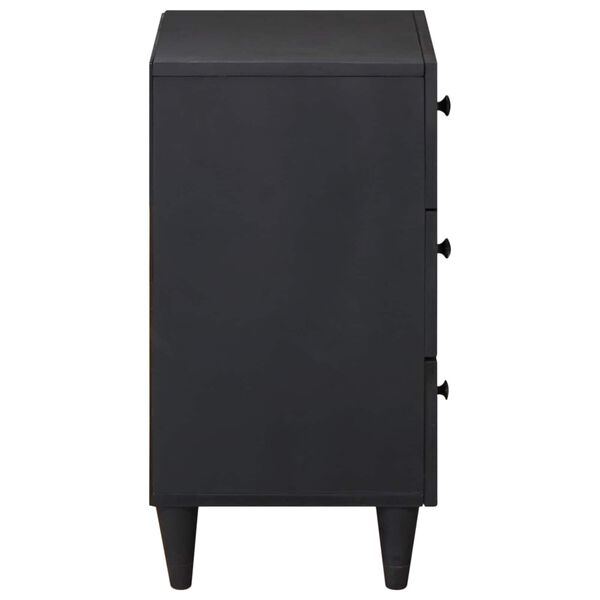 vidaXL Nattbord med skuff Flerfarget 50 x 33 x 60 cm Massiv mango tre