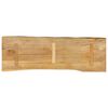 vidaXL Bordplate 110x40x3,8 cm naturlig kant heltre mango