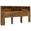vidaXL Sengegavlskap r&oslash;kt eik 200x19x103,5 cm