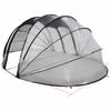 vidaXL Bassengtelt kube Gjennomsiktig 538 x 440 x 204 cm PVC